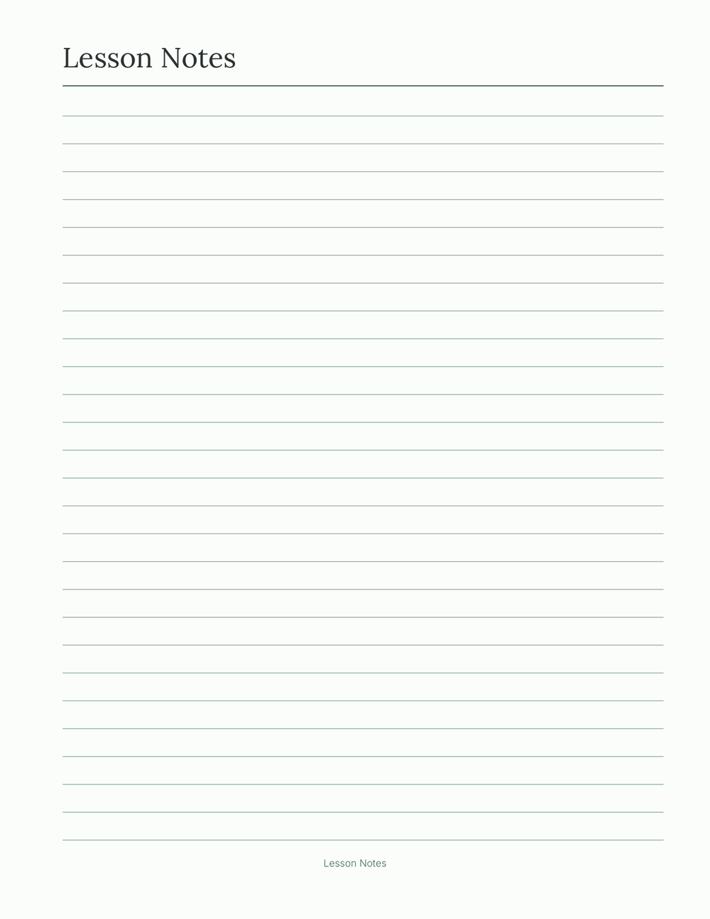The Teacher's Planner 2027 — sample page 7