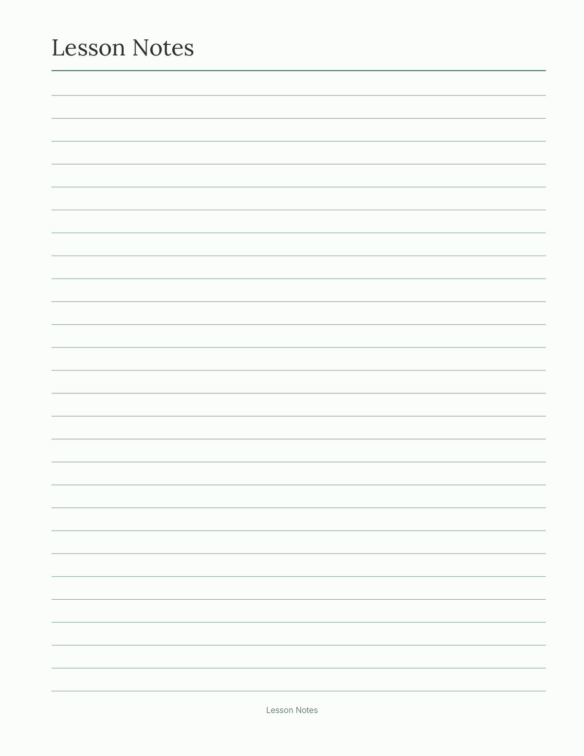 The Teacher's Planner 2027 — sample page 7