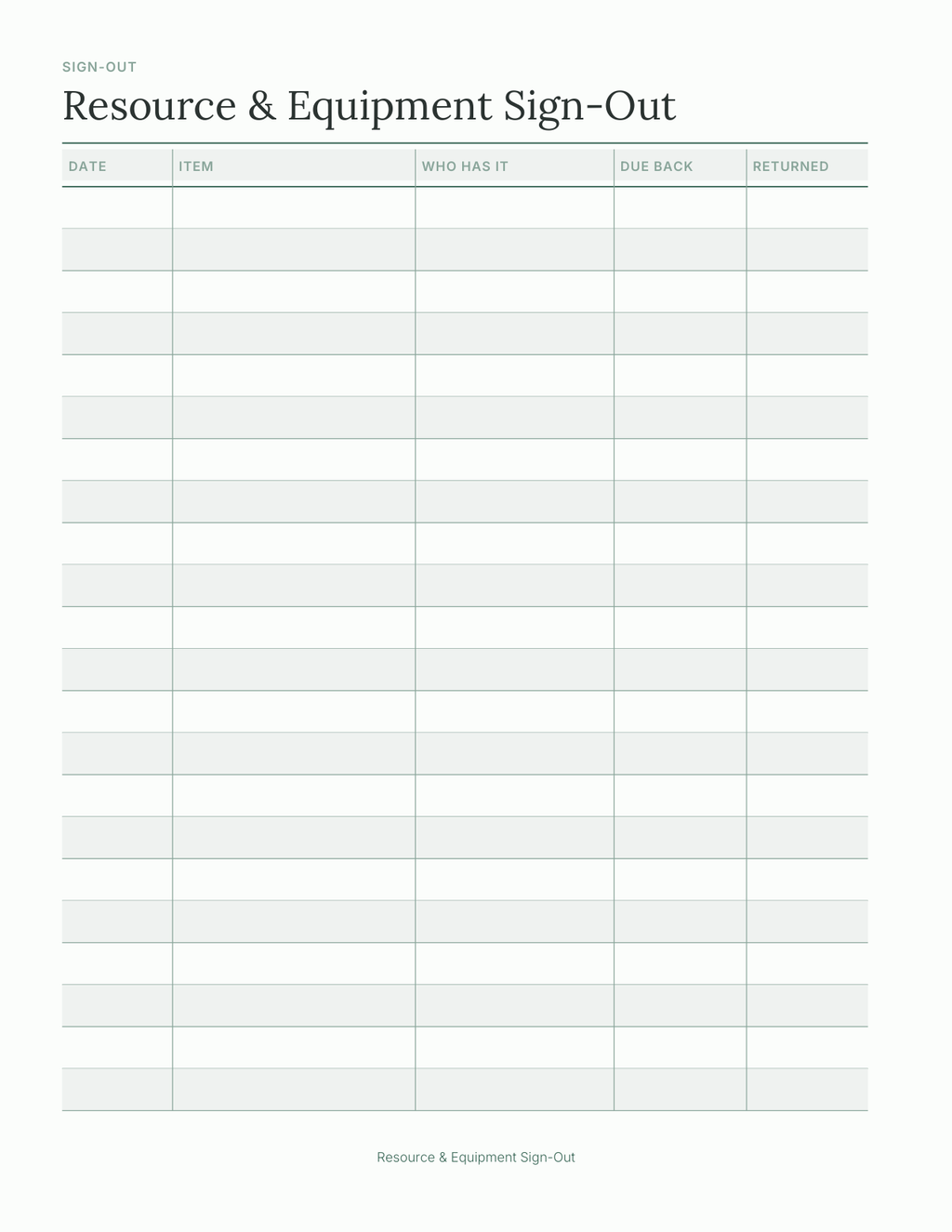 The Teacher's Planner 2027 — sample page 8