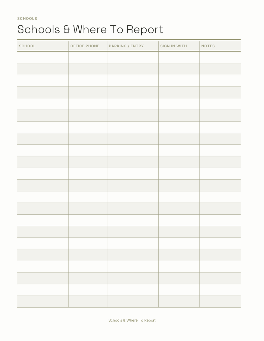 The Substitute Teacher Planner 2027 — sample page 8