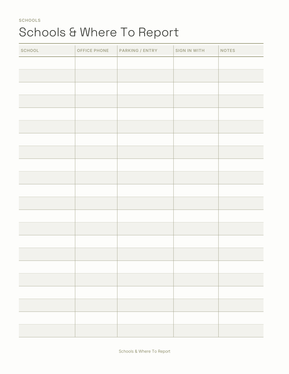 The Substitute Teacher Planner 2027 — sample page 8