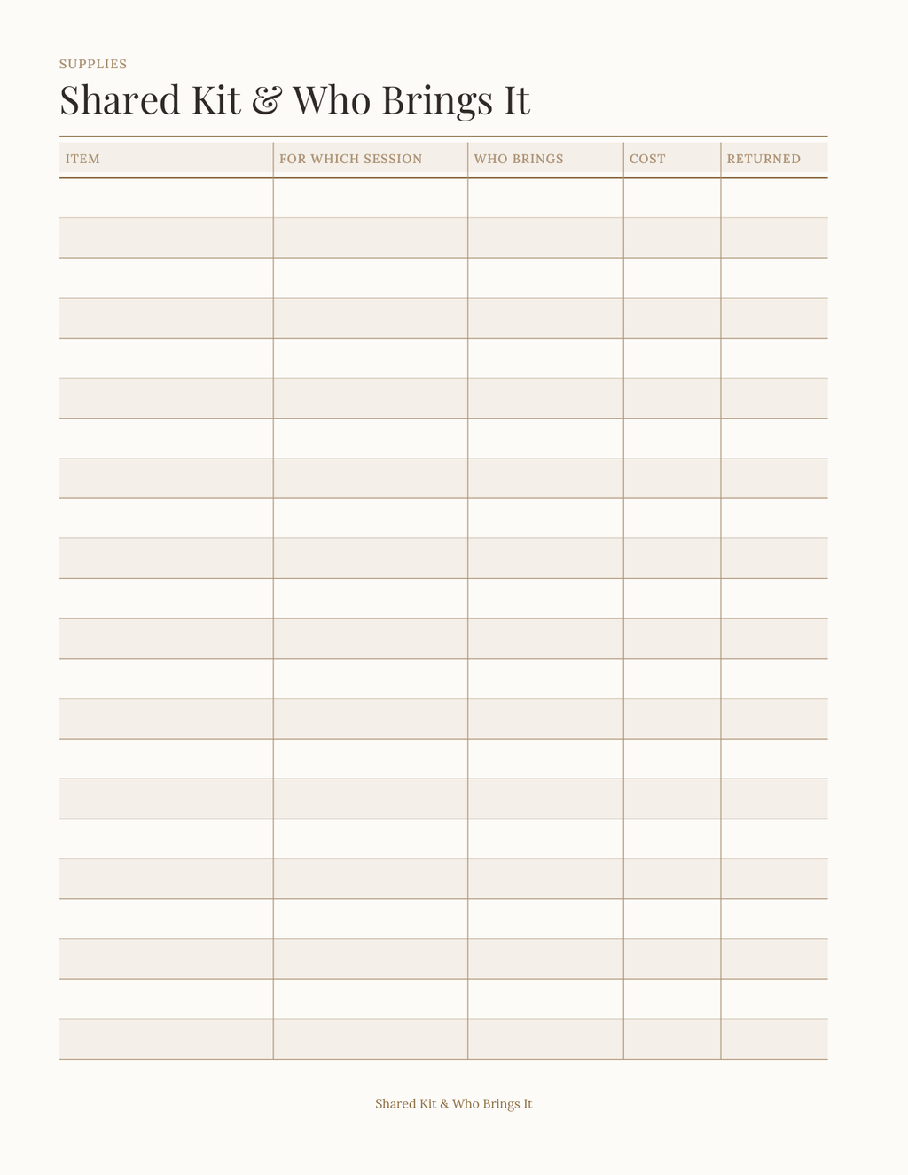 The Co-op & Sunday School Leader Planner 2027 — sample page 8