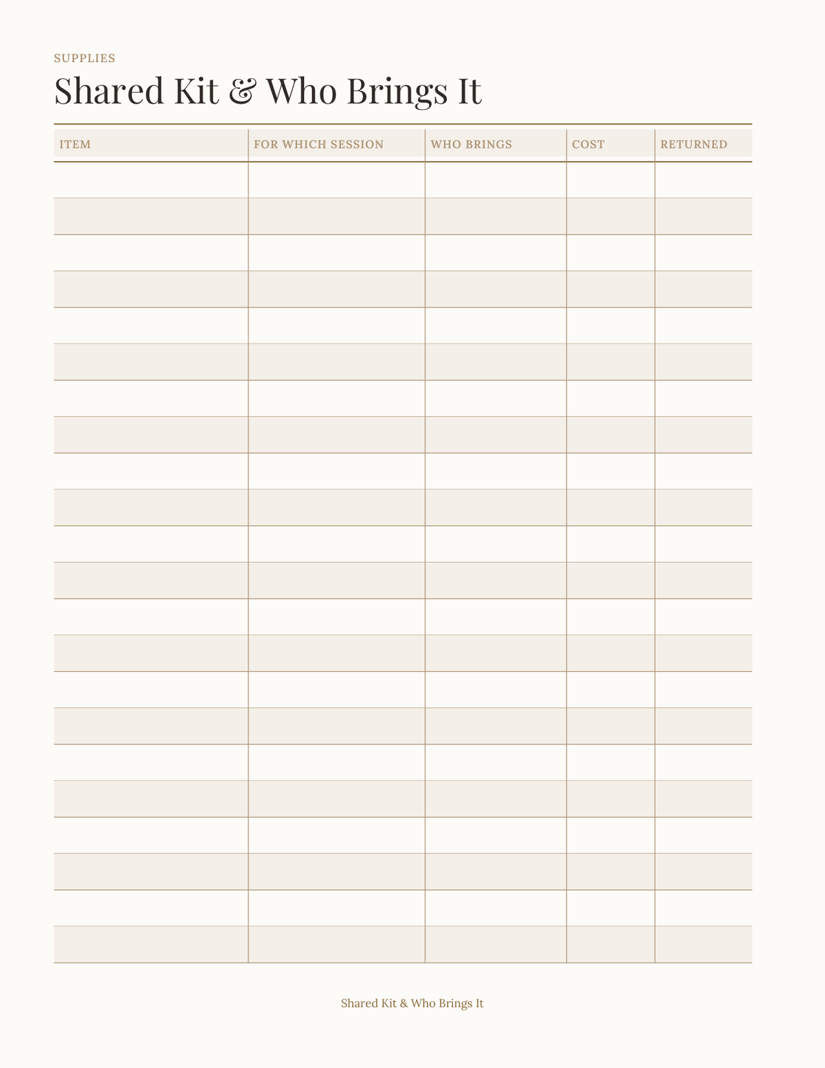 The Co-op & Sunday School Leader Planner 2027 — sample page 8