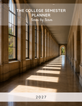 The College Semester Planner 2027 cover