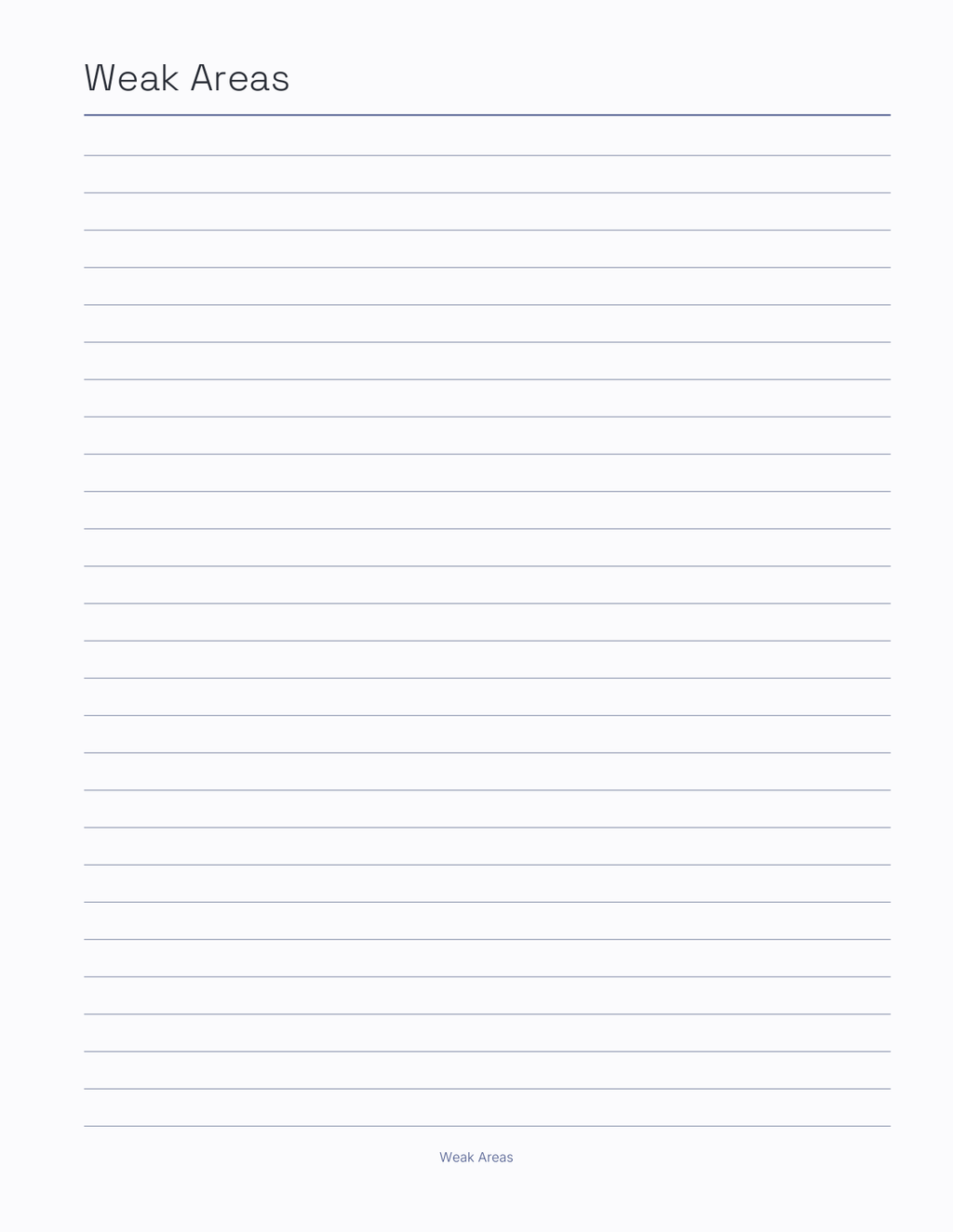 The Exam Countdown Planner 2027 — sample page 7