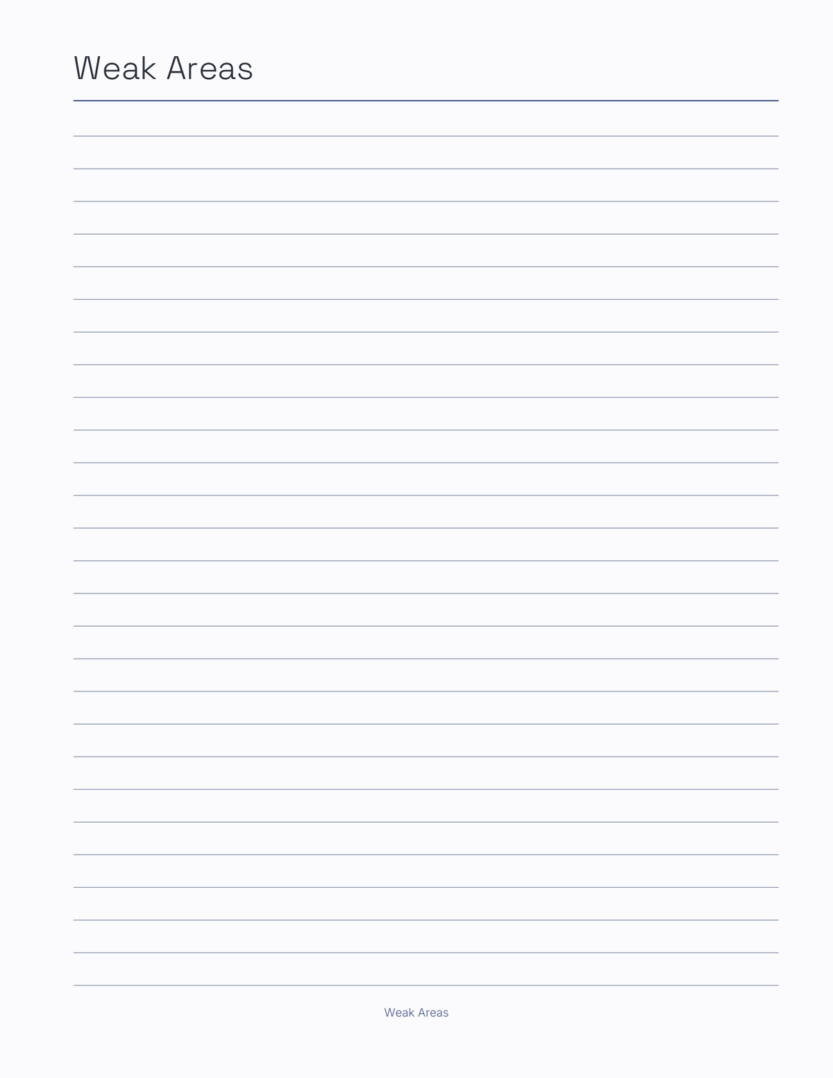 The Exam Countdown Planner 2027 — sample page 7
