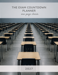 The Exam Countdown Planner 2027 cover