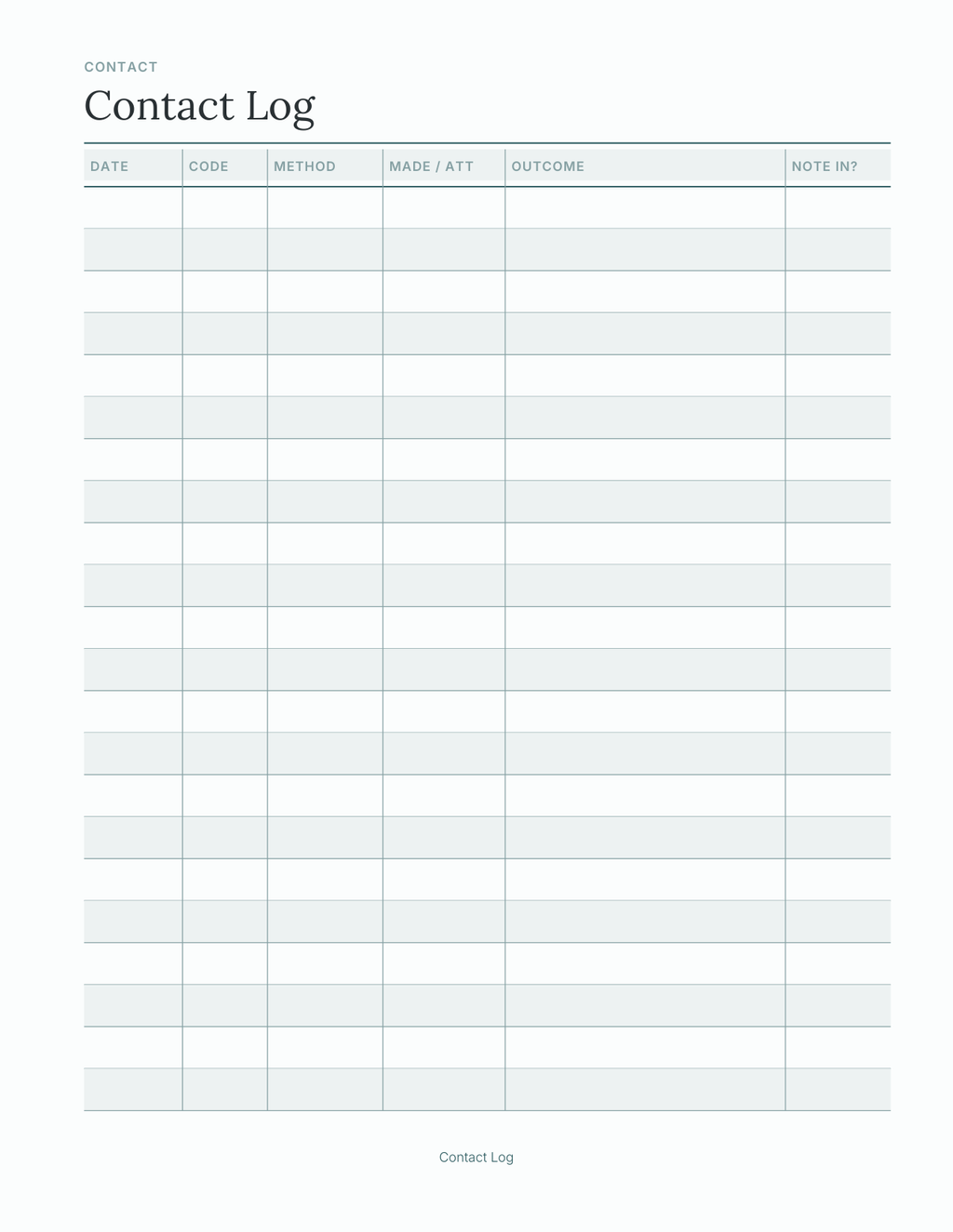 The Career Counselor's Planner 2027 — sample page 4