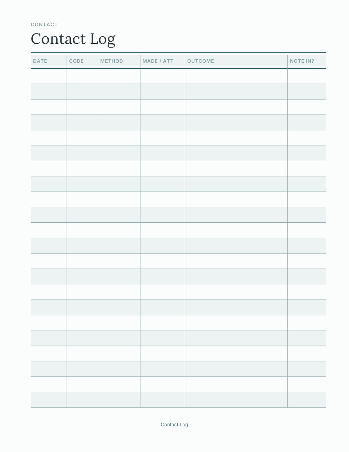 The Career Counselor's Planner 2027 — sample page 4