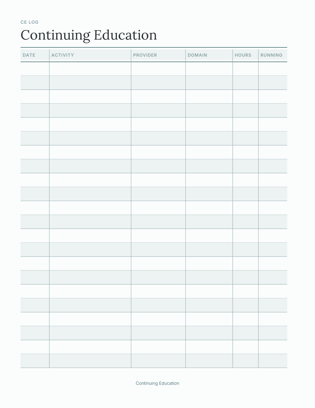The Career Counselor's Planner 2027 — sample page 5