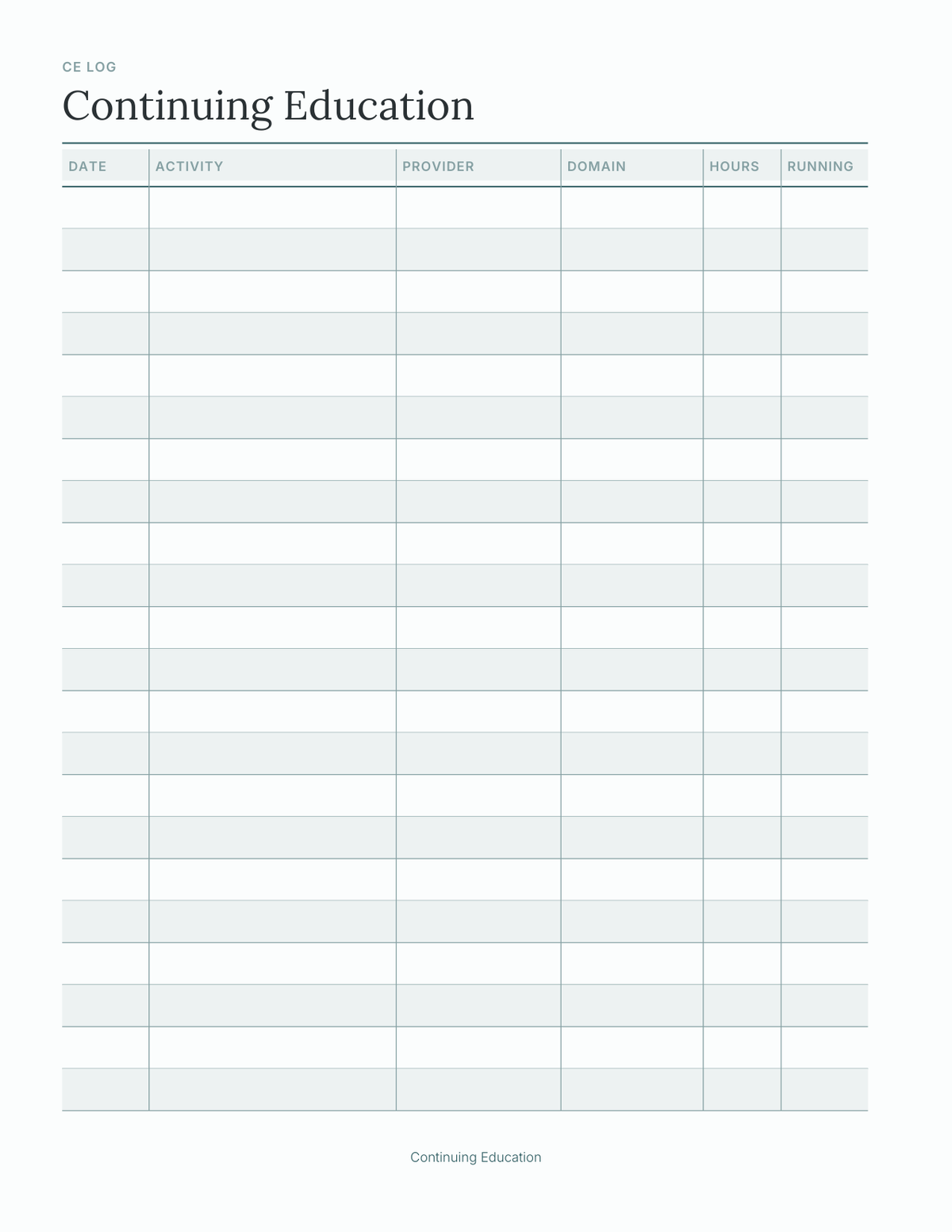 The Career Counselor's Planner 2027 — sample page 5