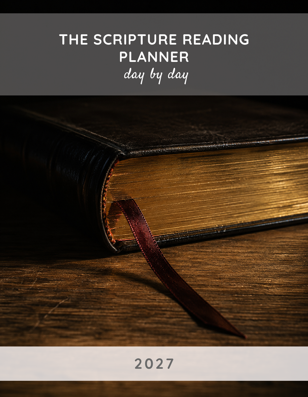 The Scripture Reading Planner 2027 cover