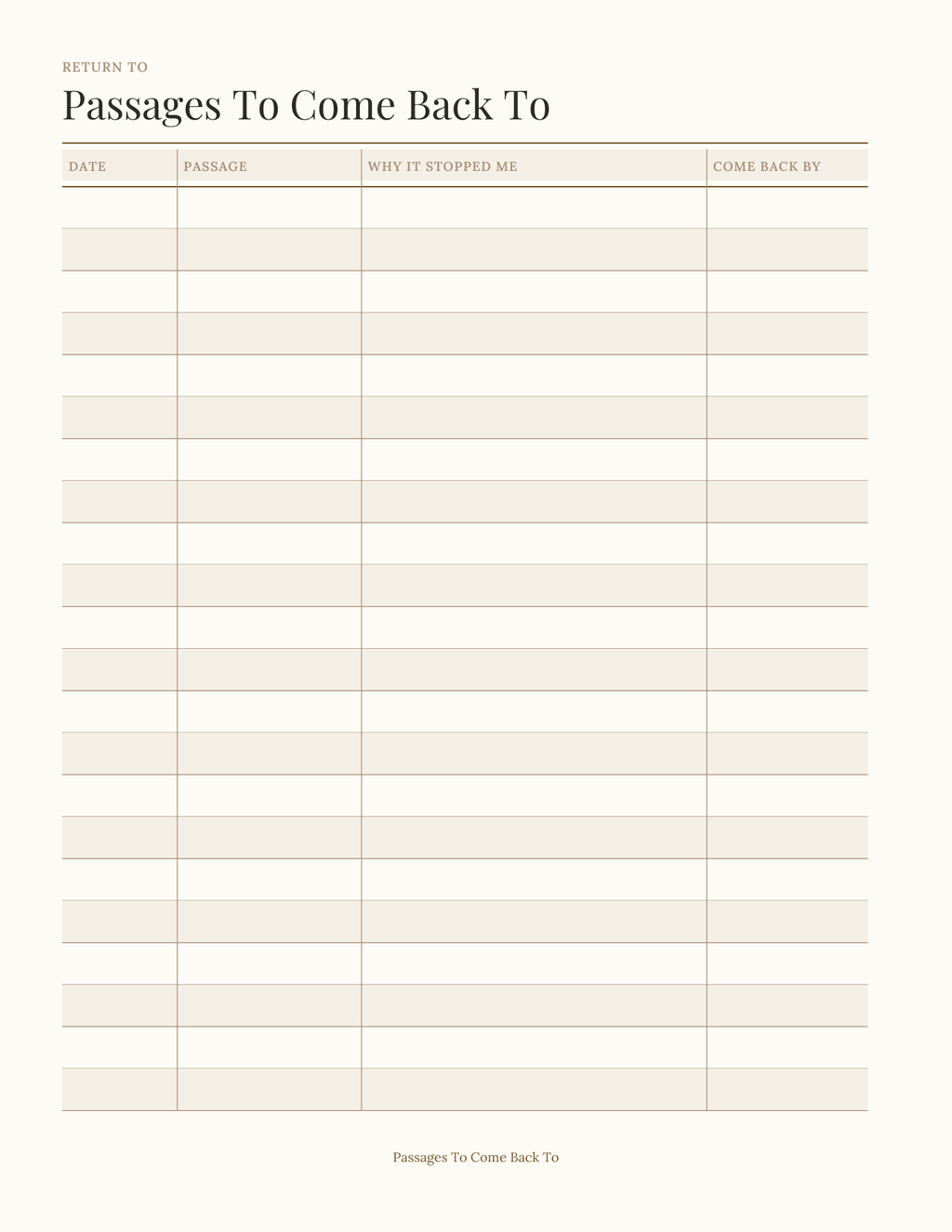 The Scripture Reading Planner 2027 — sample page 8