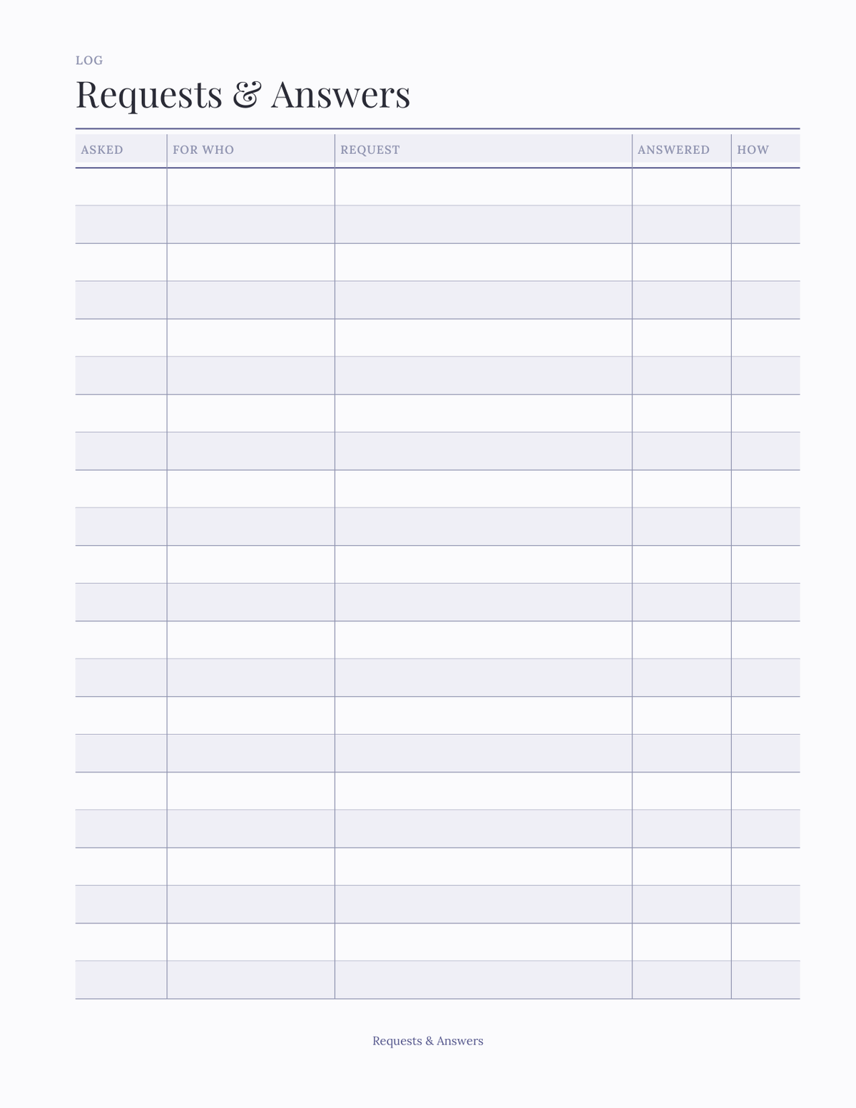 The Prayer Journal 2027 — sample page 3