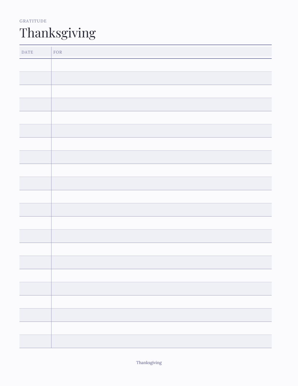 The Prayer Journal 2027 — sample page 4