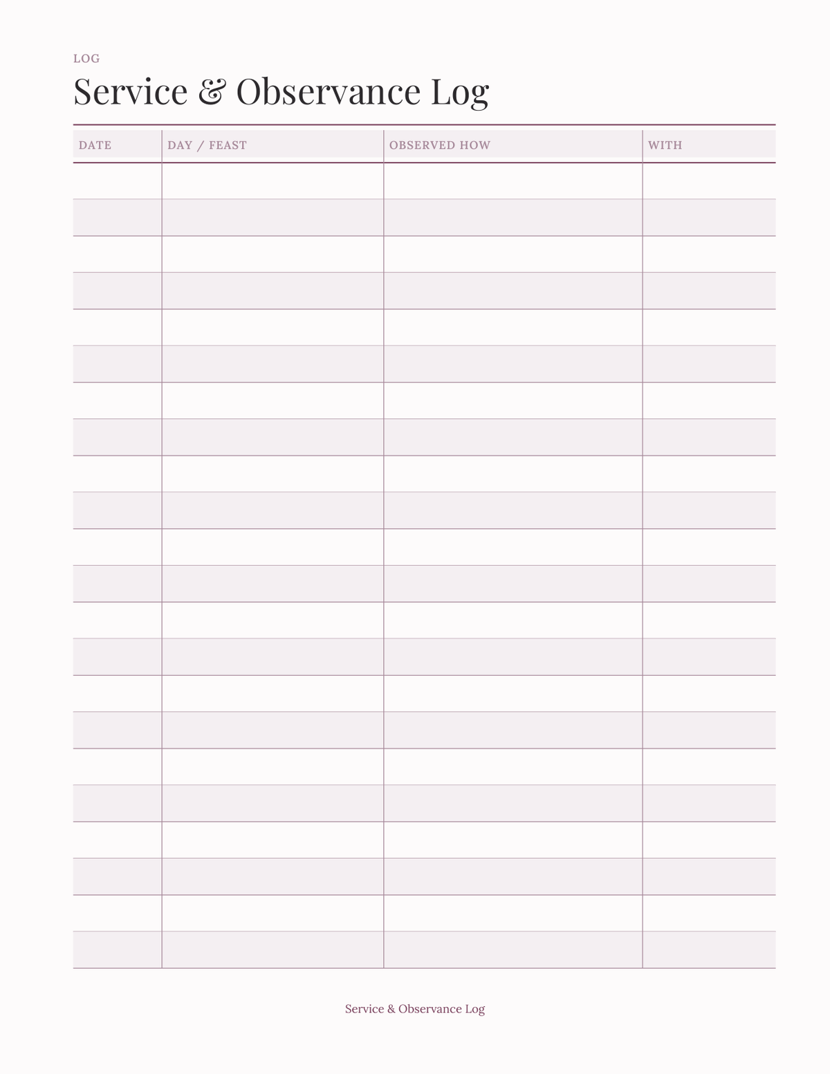 The Liturgical Year Companion 2027 — sample page 3
