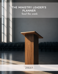 The Ministry Leader's Planner 2027 cover