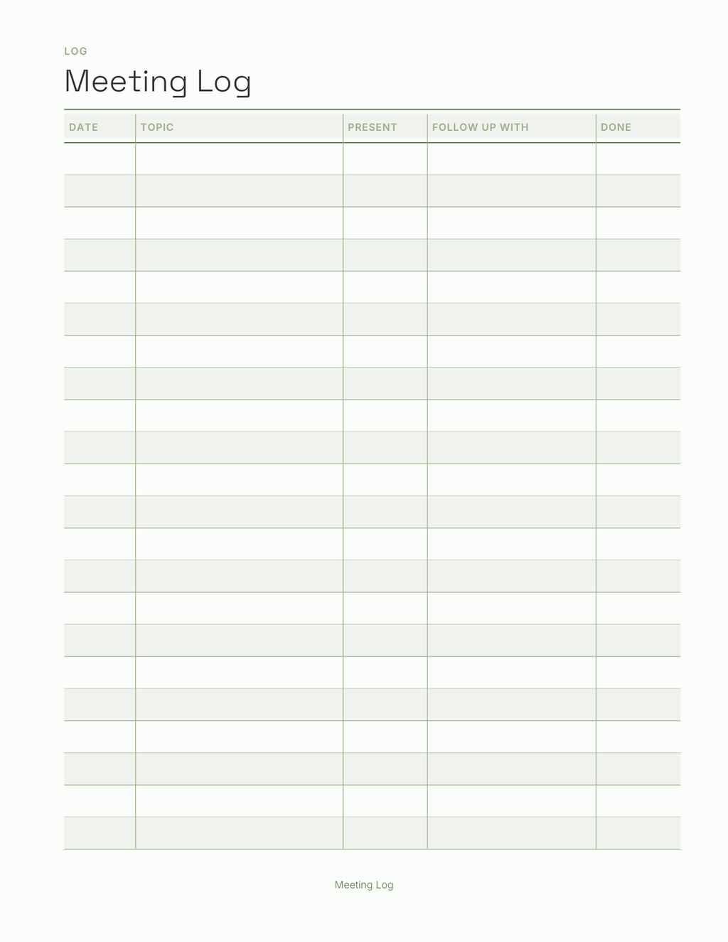 The Ministry Leader's Planner 2027 — sample page 3