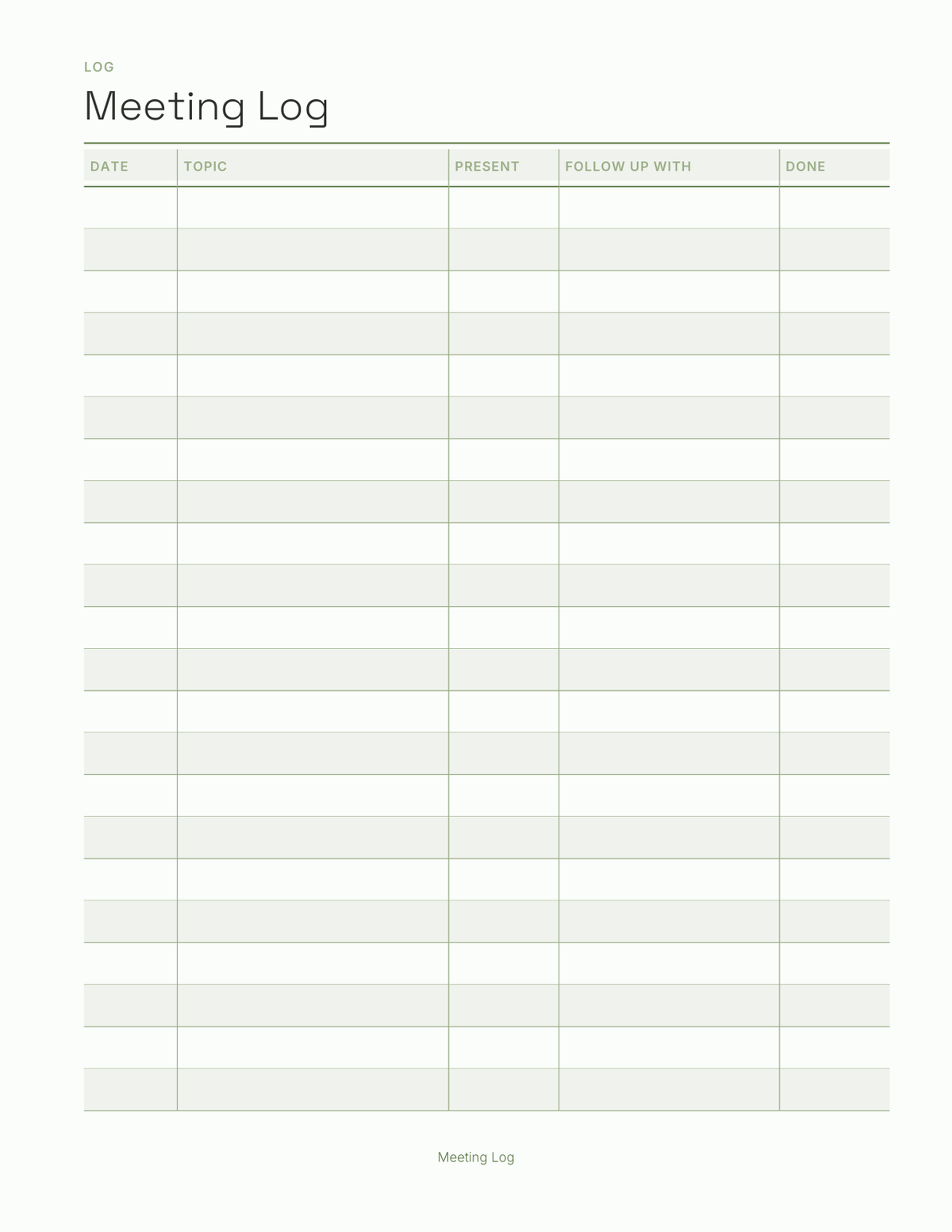 The Ministry Leader's Planner 2027 — sample page 3
