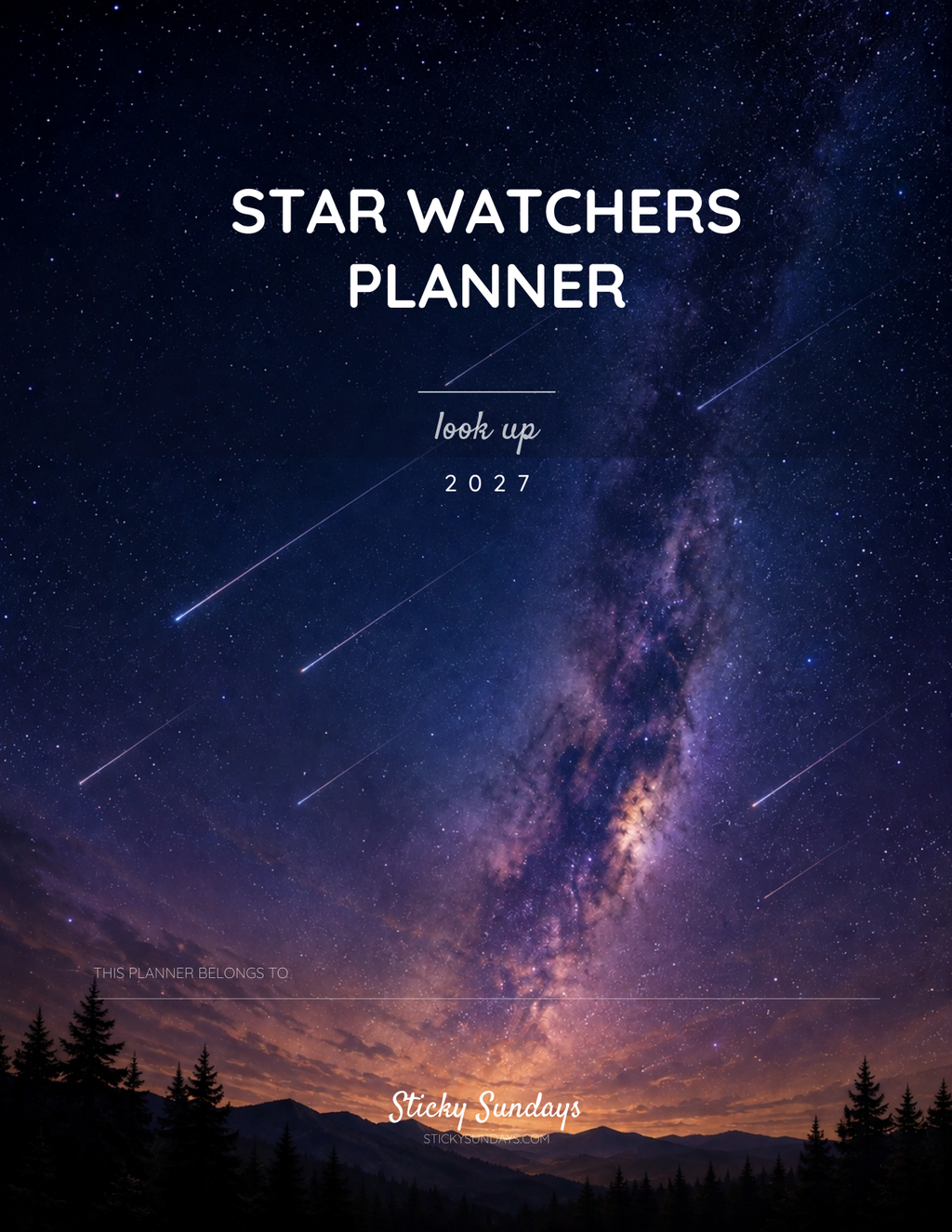 Star Watchers Planner 2027 cover