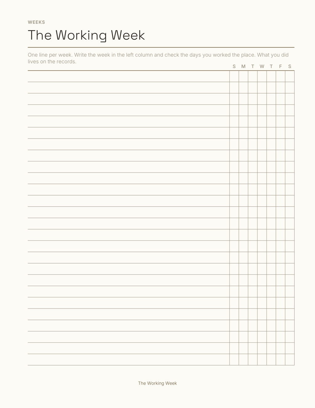 The Homestead Planner 2027 — sample page 5