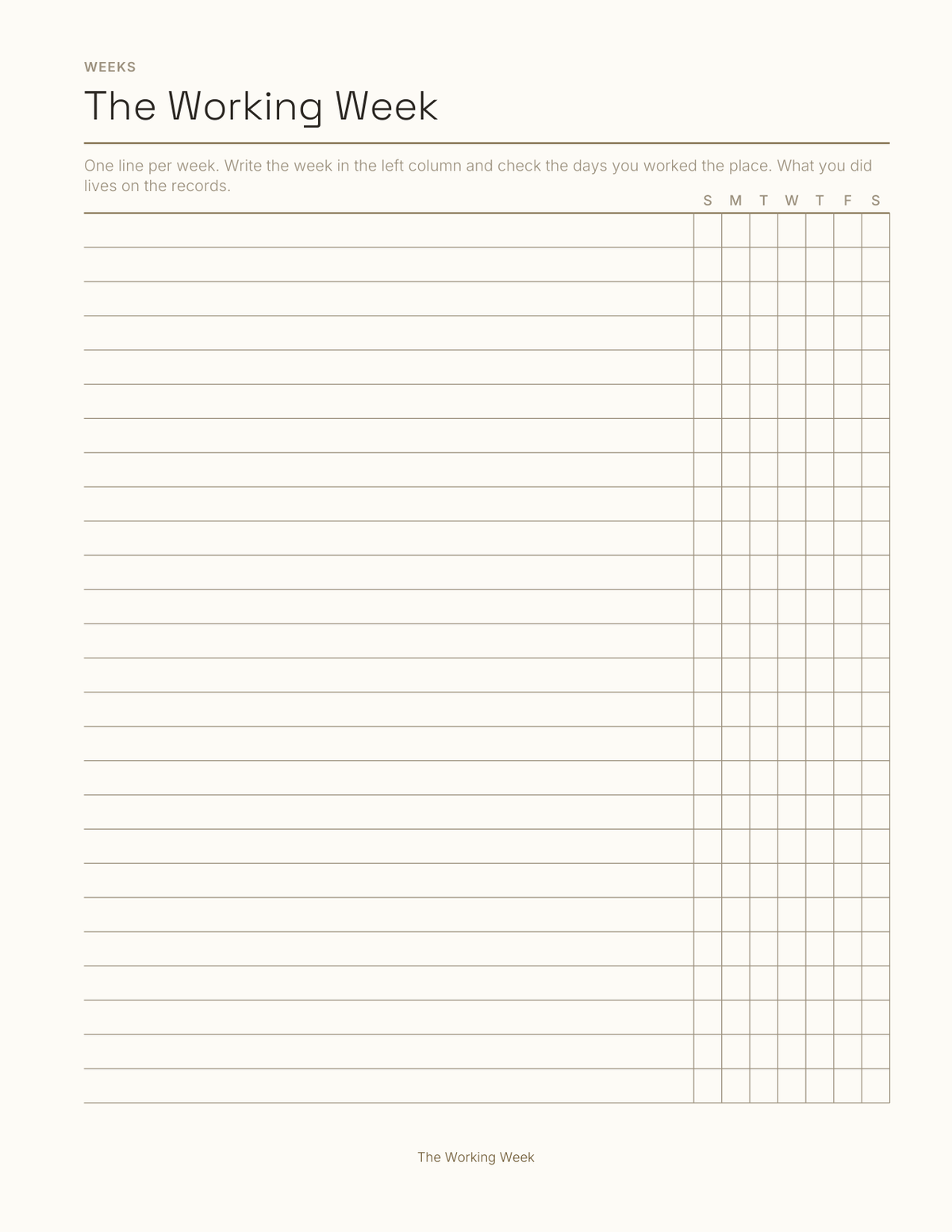 The Homestead Planner 2027 — sample page 5