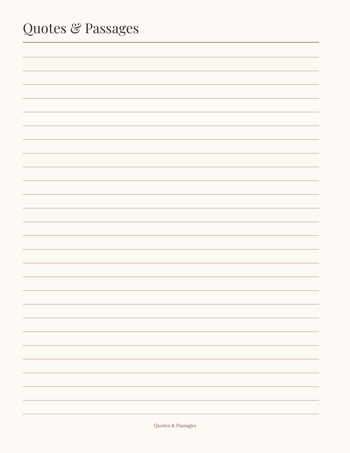 The Reader's Planner 2027 — sample page 8