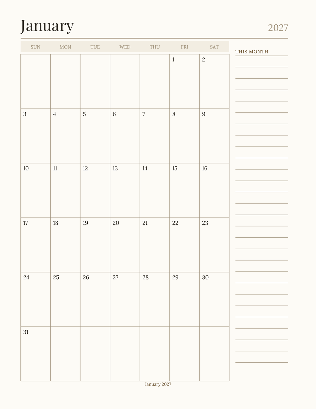 The Tabletop Campaign Journal 2027 — sample page 6