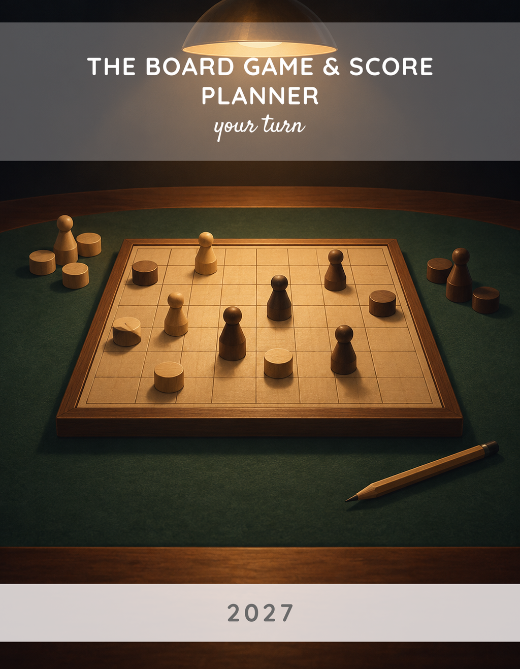 The Board Game & Score Planner 2027 cover