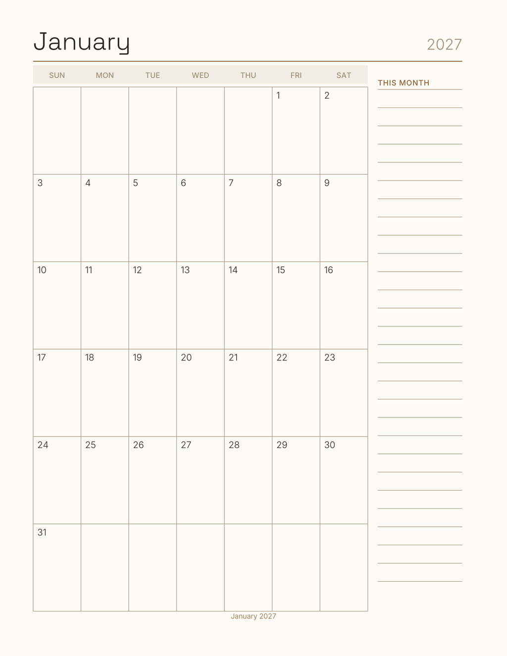 The Board Game & Score Planner 2027 — sample page 6