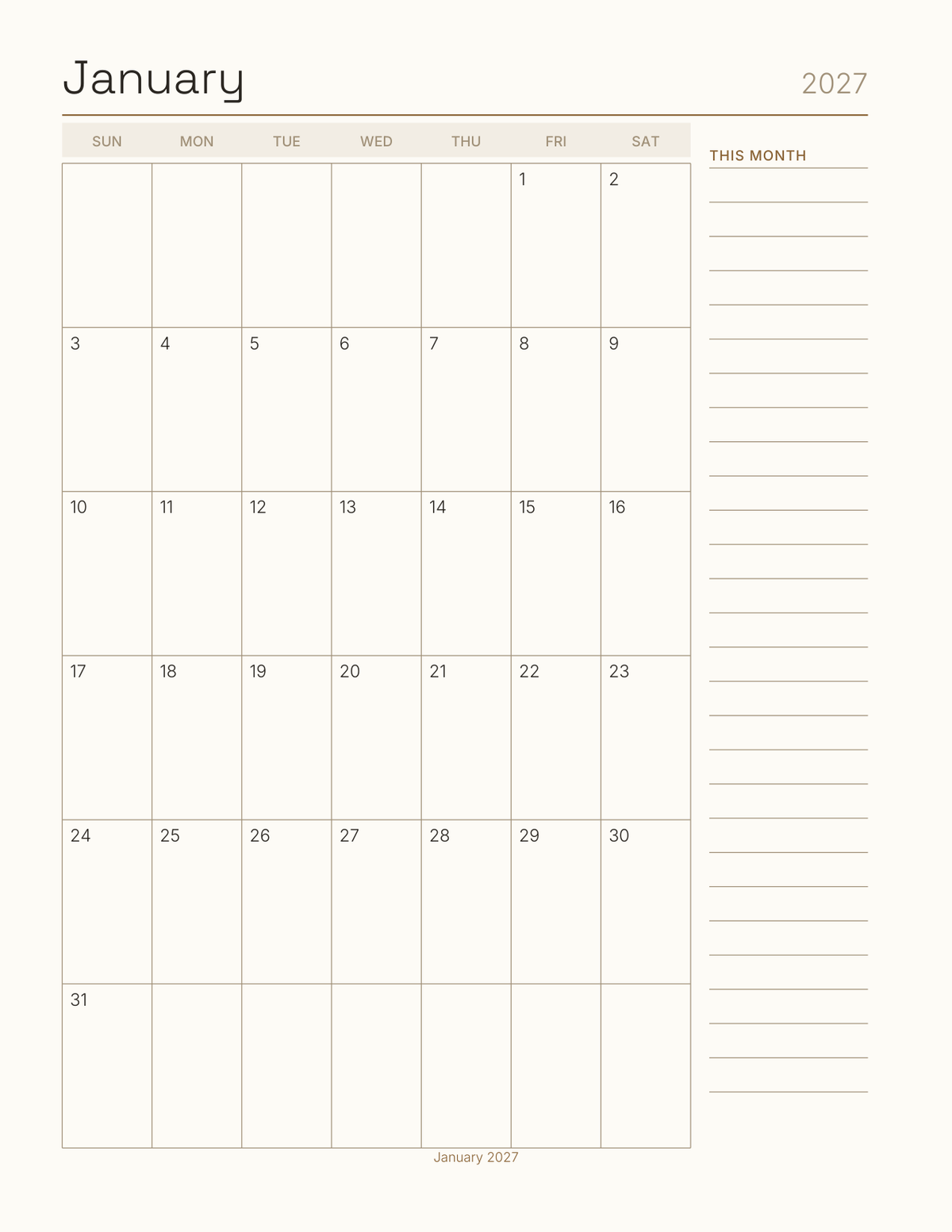 The Board Game & Score Planner 2027 — sample page 6