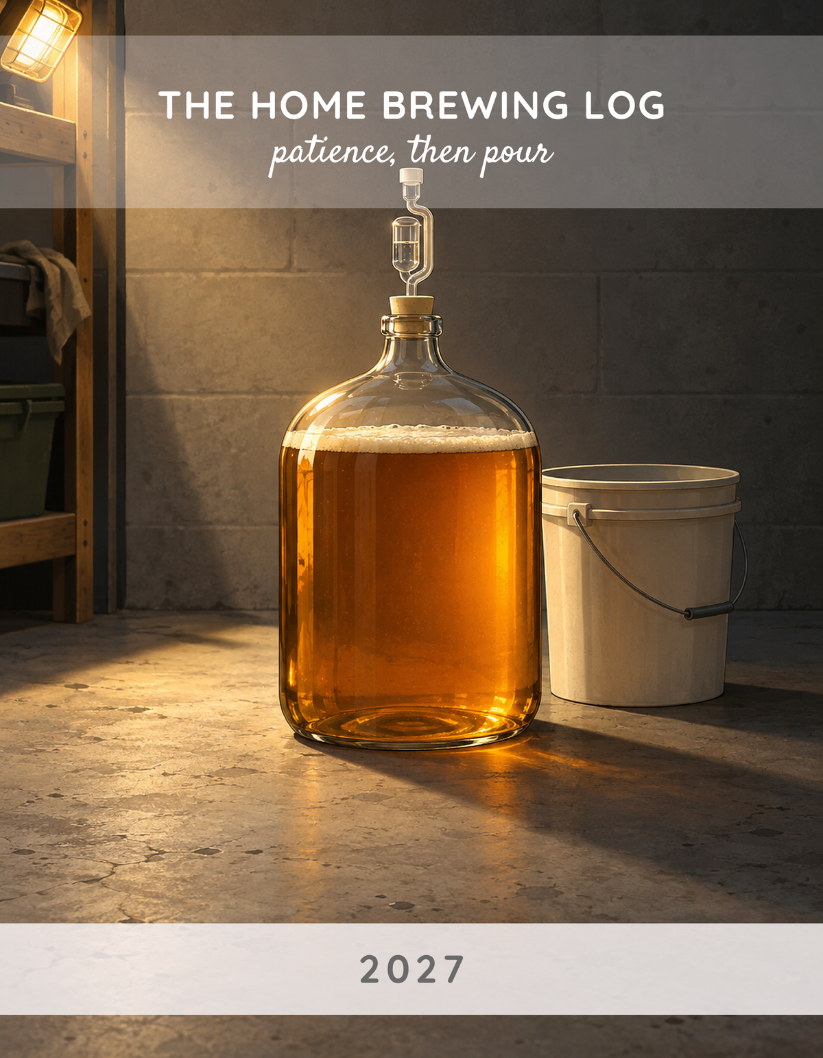 The Home Brewing Log 2027 cover
