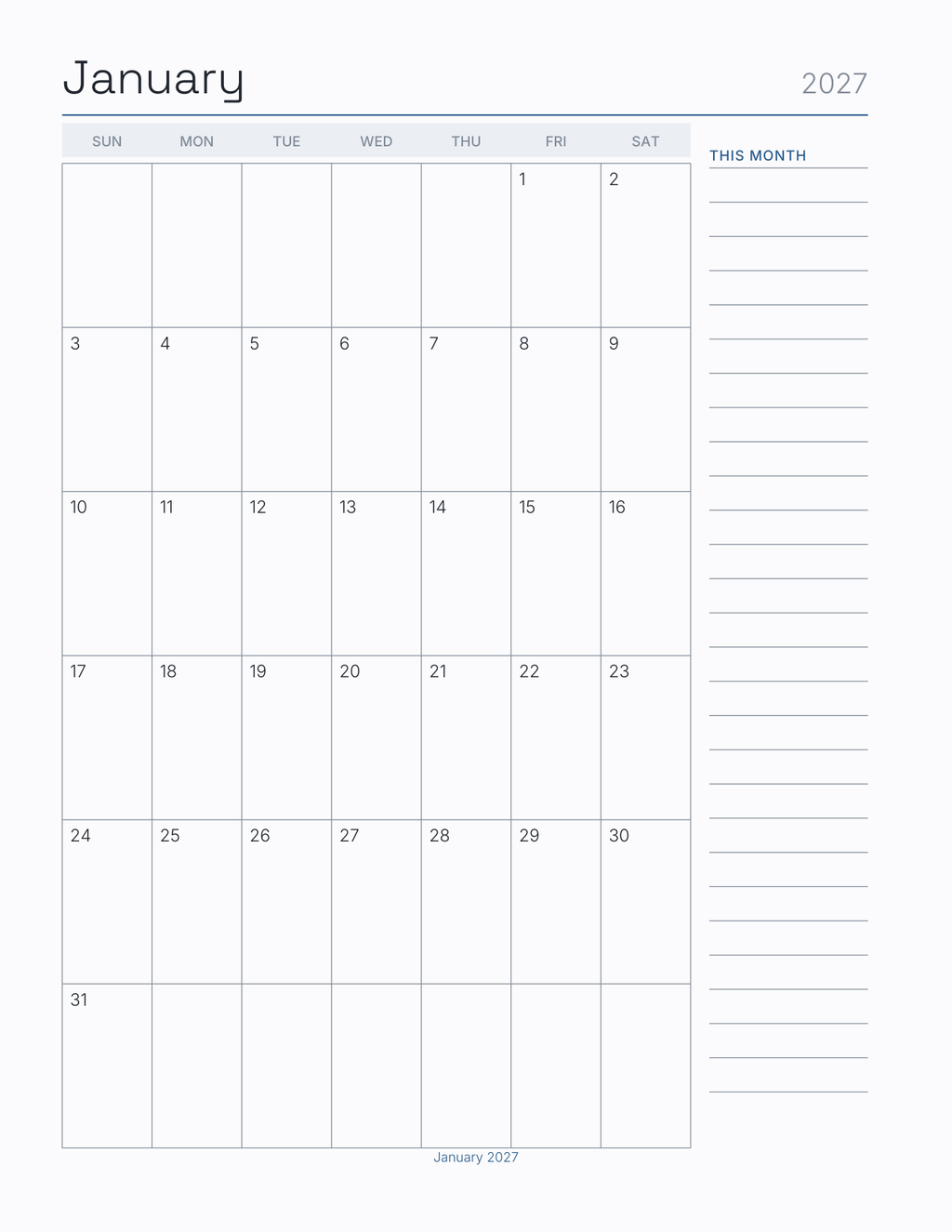 The Race Training Planner 2027 — sample page 6