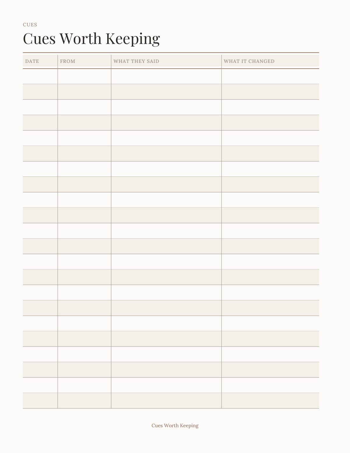 The Yoga & Movement Planner 2027 — sample page 4