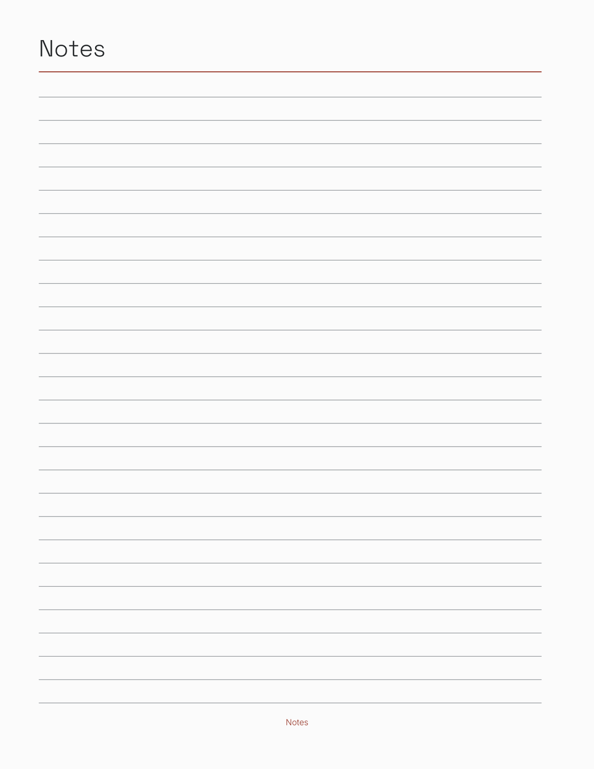The Motorcycle & Track Day Planner 2027 — sample page 8