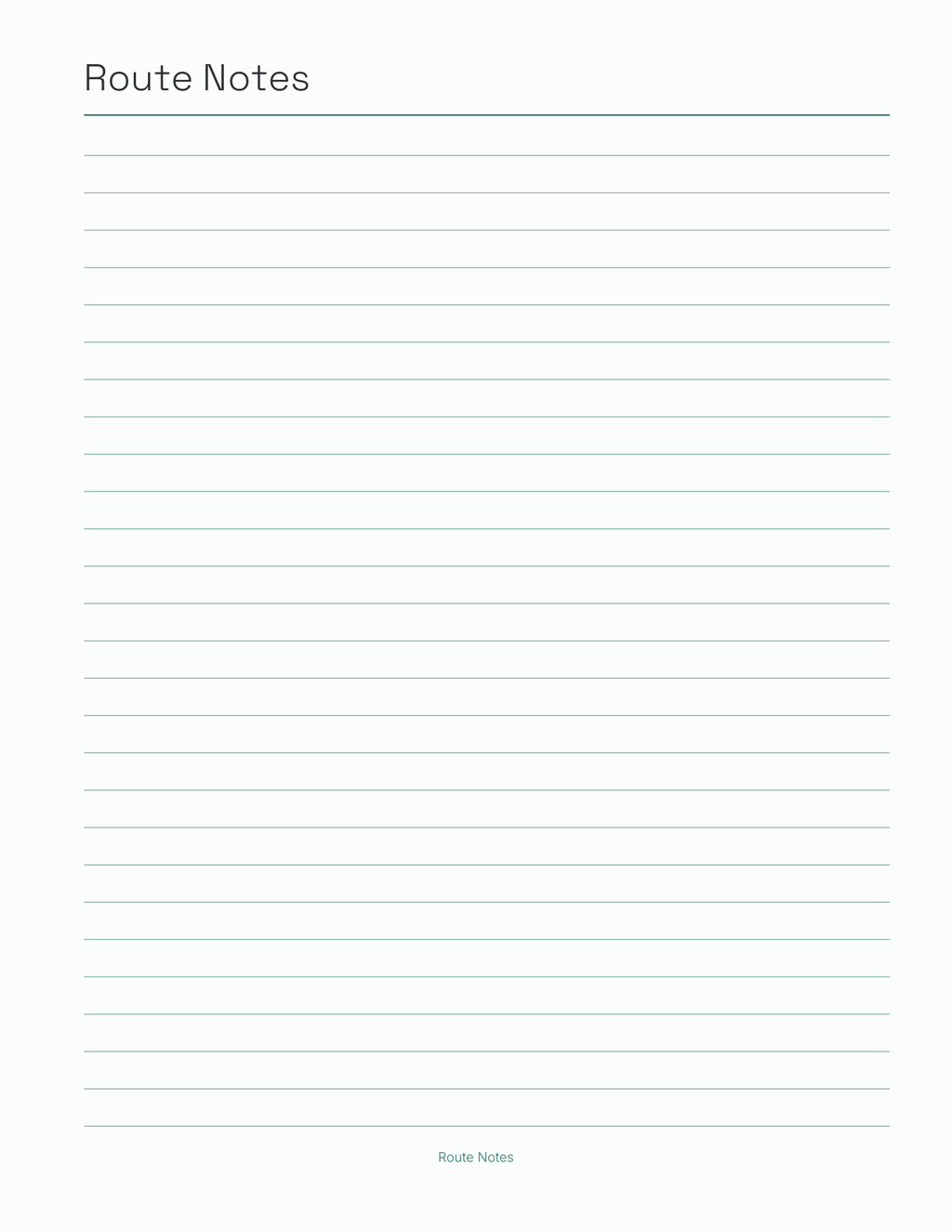 The Cycling & Bikepacking Planner 2027 — sample page 7