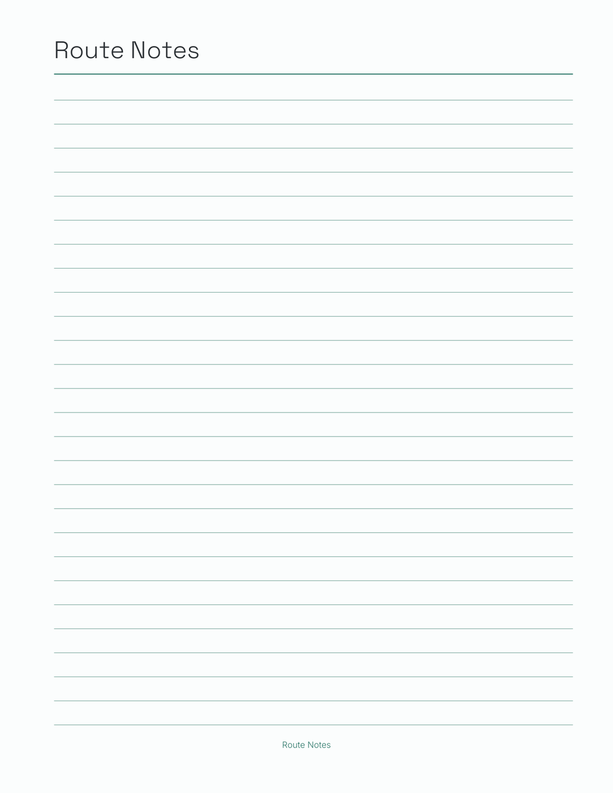 The Cycling & Bikepacking Planner 2027 — sample page 7