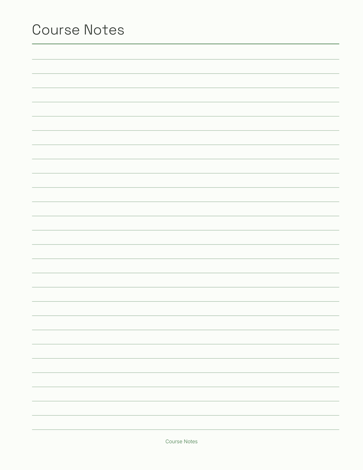 The Golf Planner 2027 — sample page 7