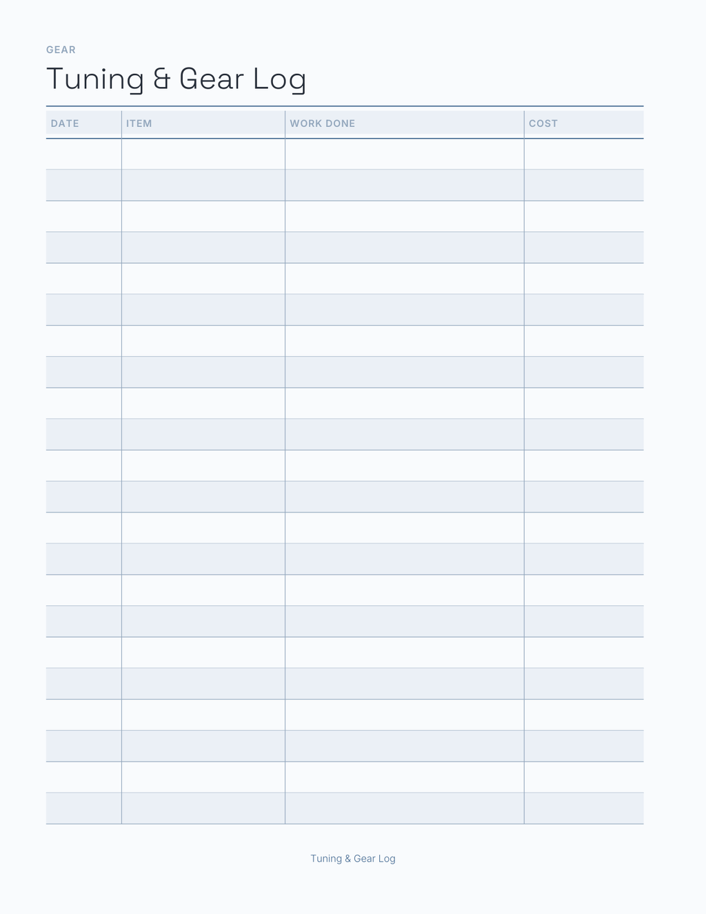 The Ski & Snowsport Planner 2027 — sample page 4