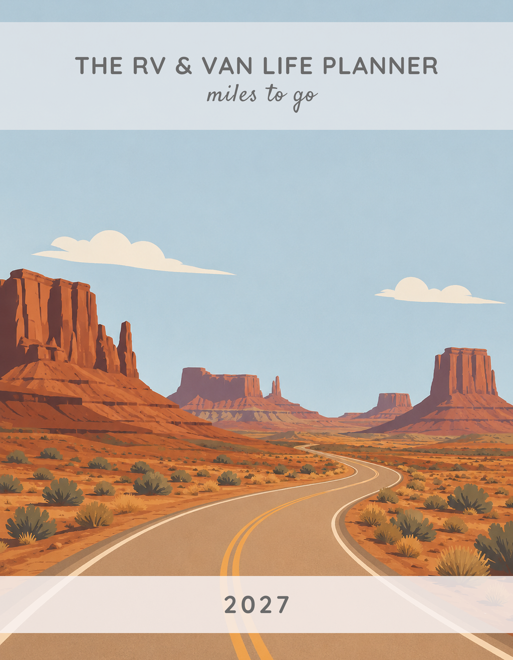 The RV & Van Life Planner 2027 cover