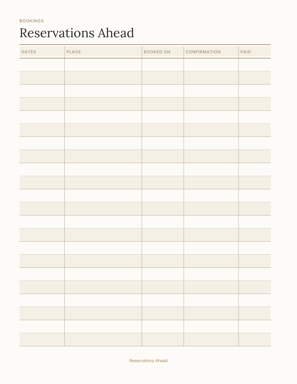 The RV & Van Life Planner 2027 — sample page 8