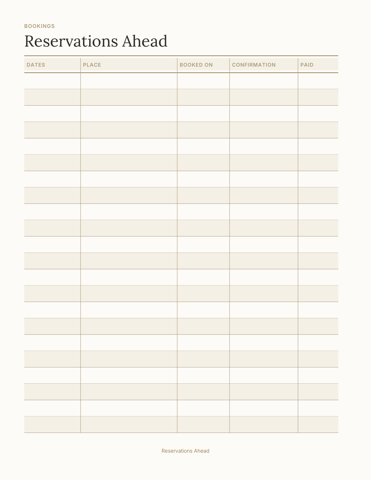 The RV & Van Life Planner 2027 — sample page 8