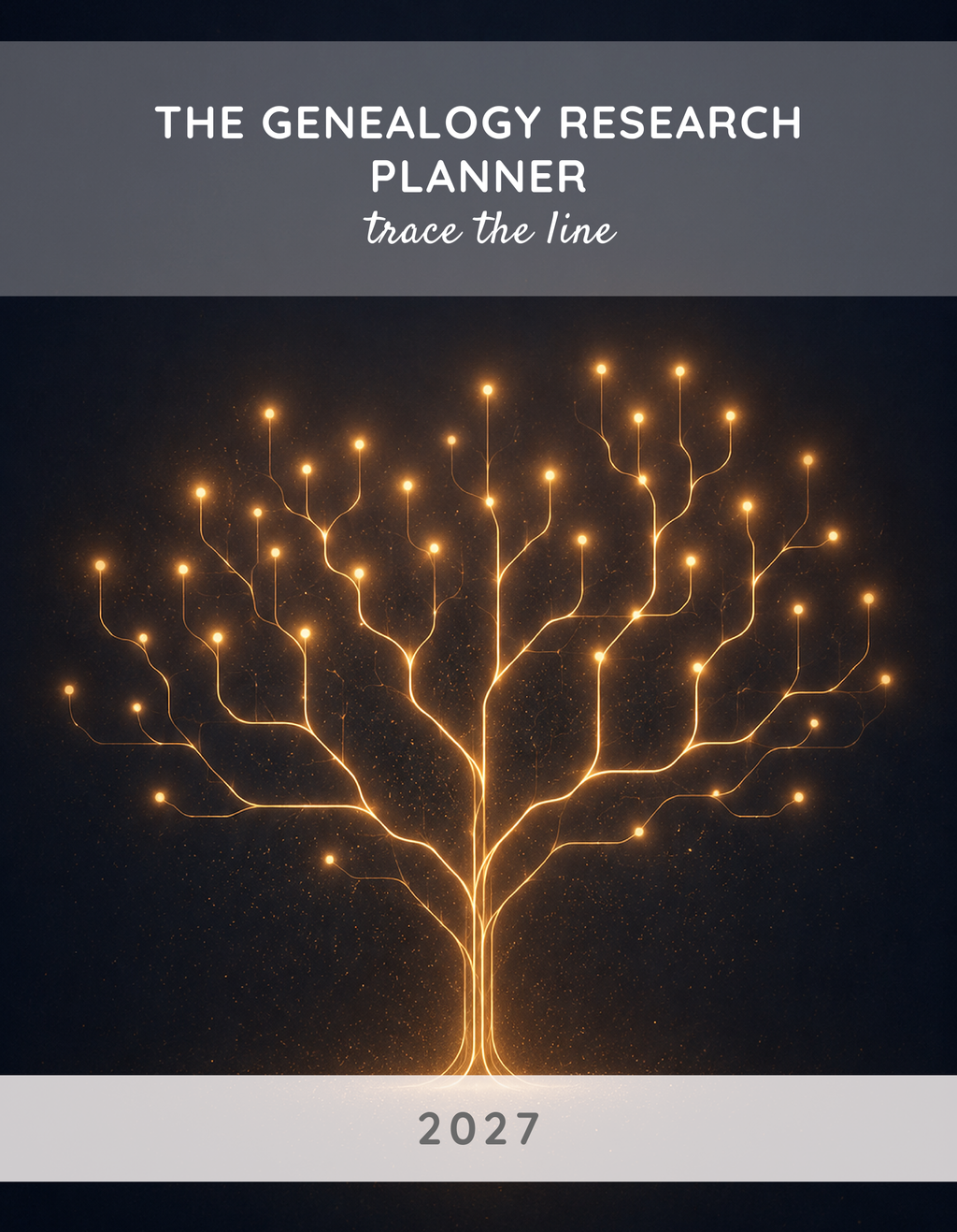 The Genealogy Research Planner 2027 cover