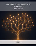 The Genealogy Research Planner 2027 cover