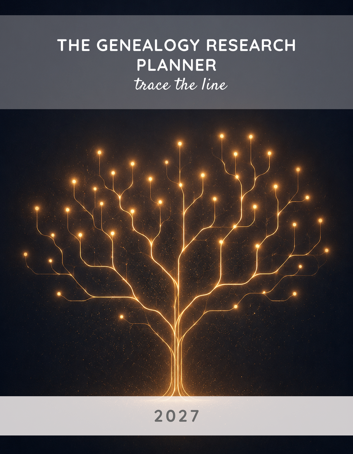 The Genealogy Research Planner 2027 cover