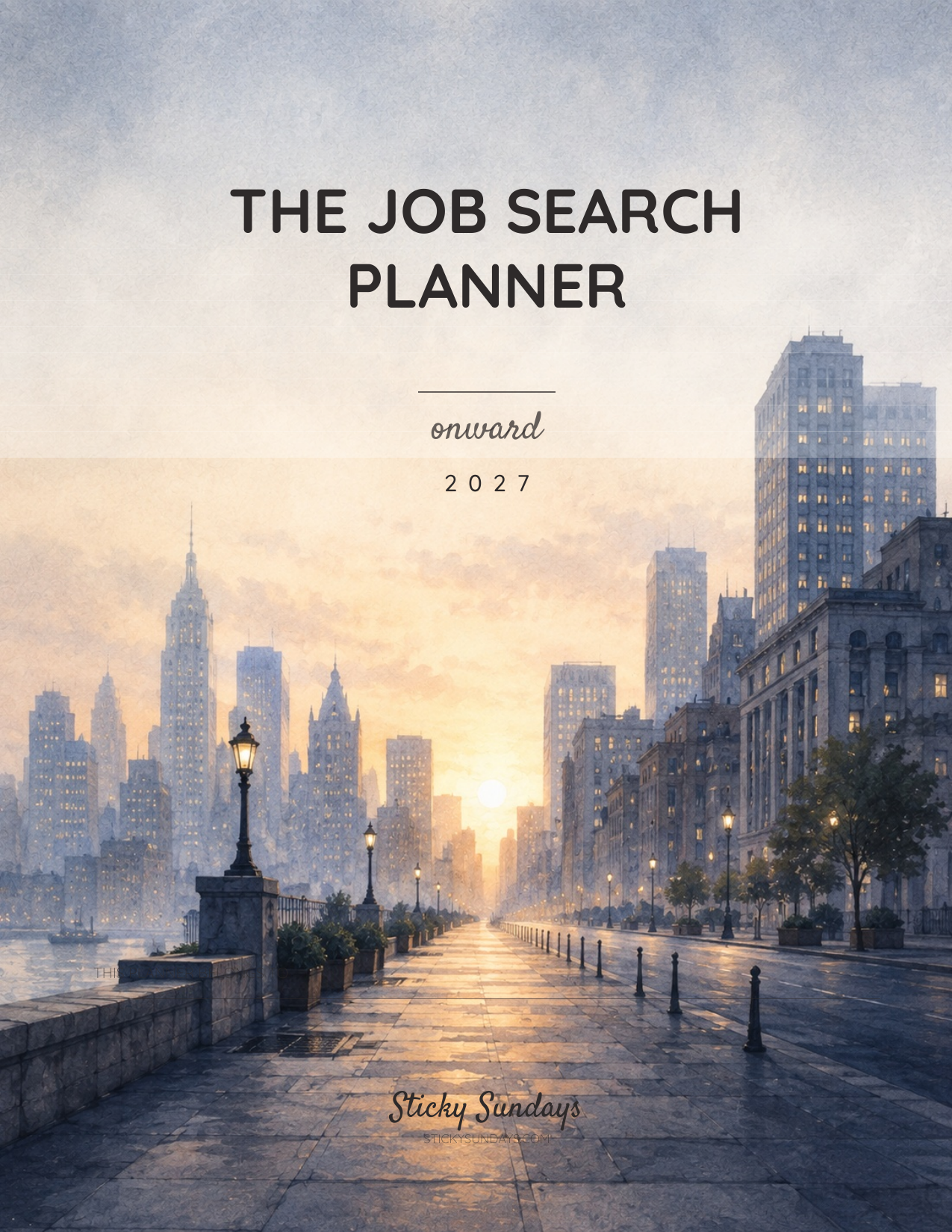 The Job Search Planner 2027 cover