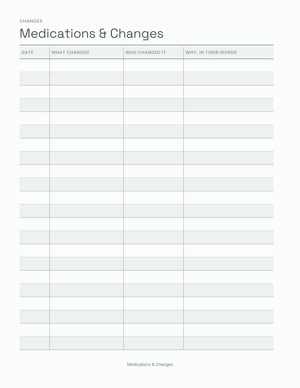 The Health Journal 2027 — sample page 4