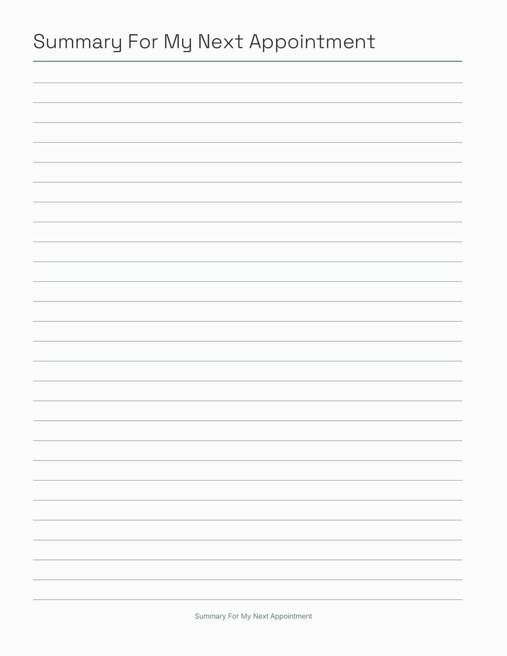The Health Journal 2027 — sample page 8