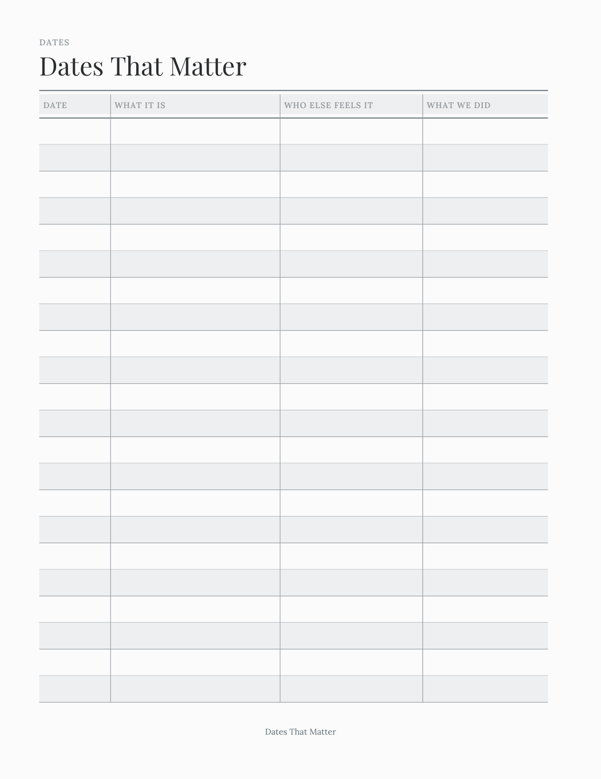 The Grief Companion 2027 — sample page 4