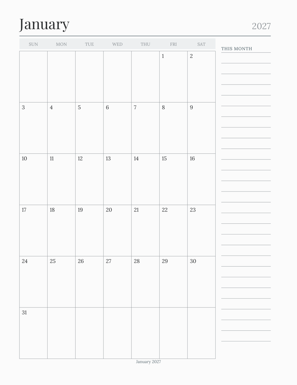 The Grief Companion 2027 — sample page 6